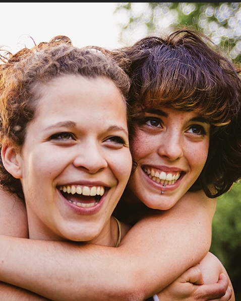 two women